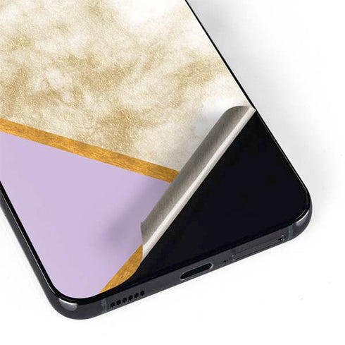 Angled Marble Galaxy S22 Plus Skin